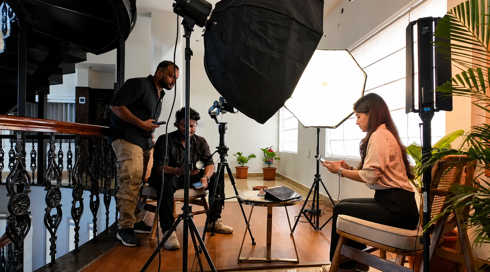 Videography production setup